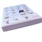 Made in USA - 10 Sets - Fillable (empty) Advent Calendar Candy Boxes and Trays - Blue - 10 Boxes and 10 Clear Trays - Food Safe